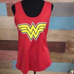 DC Comics Red and Yellow Wonder Woman Tank Top